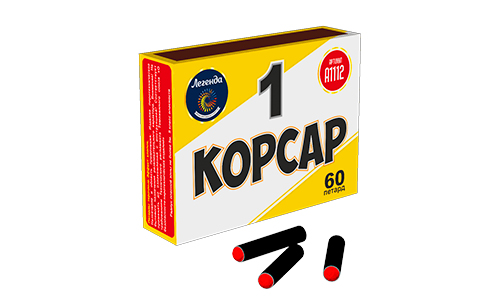  Петарды Корсар 1 в пленке  в Красноармейске